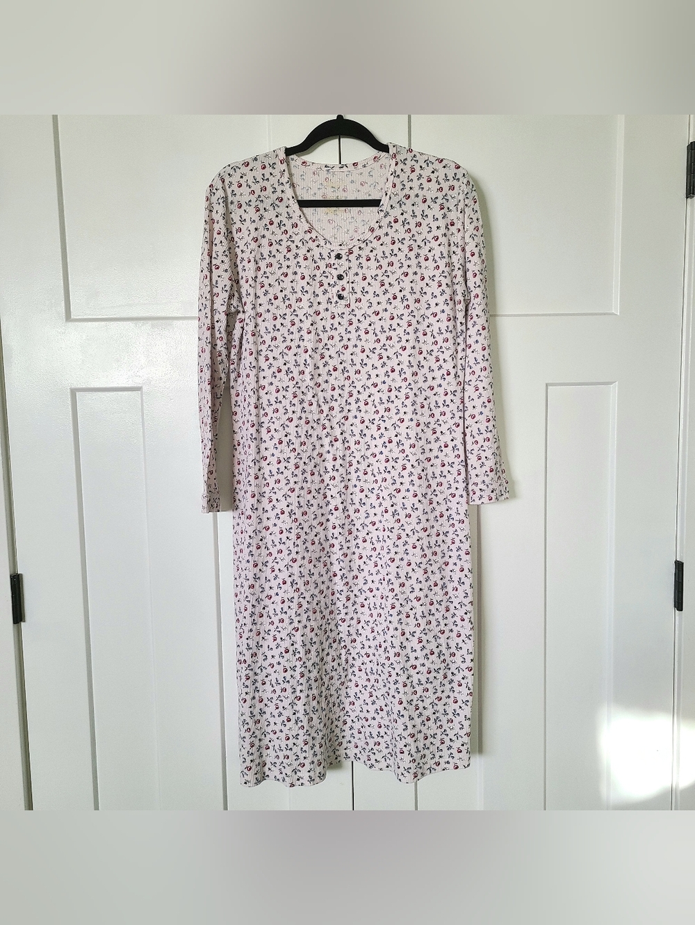 Ditzy Pink Floral Nightgown